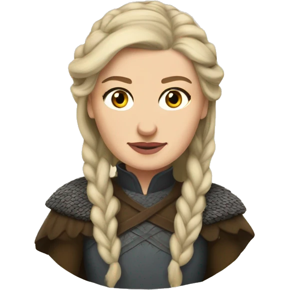 Cathelyn Stark in game of thrones style emoji