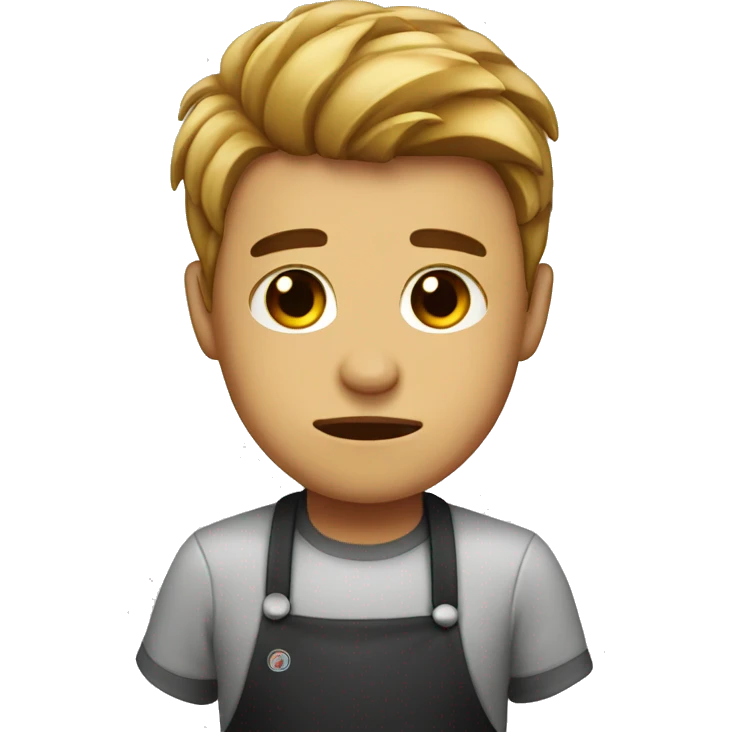 Barista crying emoji