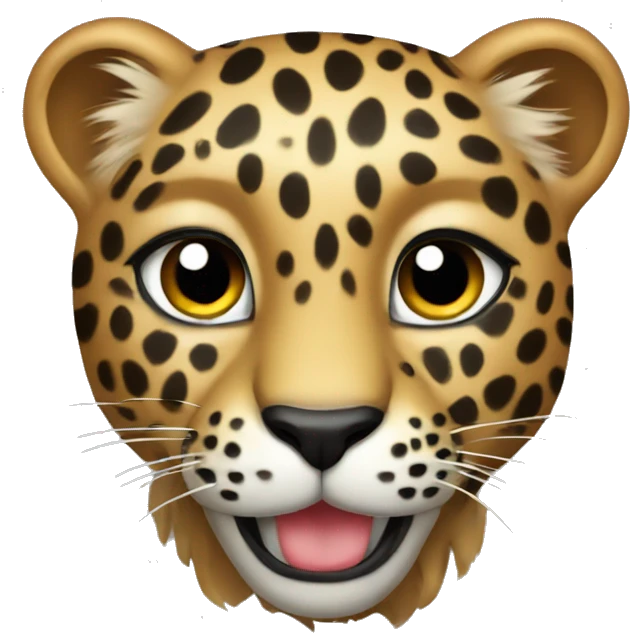Leopard heart emoji