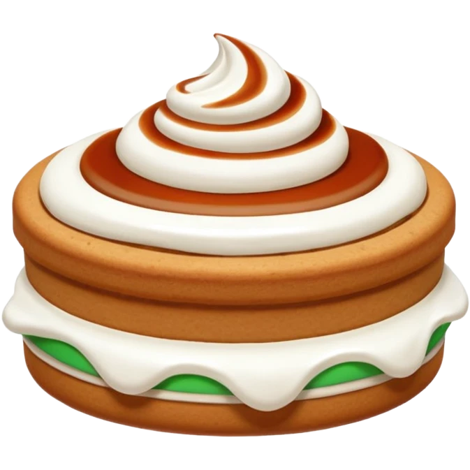 MAKE ME A LOTUS BISCOFF AND CREAM EMOJI FOR MARKETING ON INSTAGRAM PURPOUSE emoji