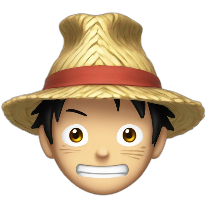 luffy´s face emoji