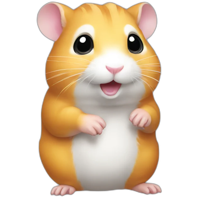 hamster-with-big-claw emoji