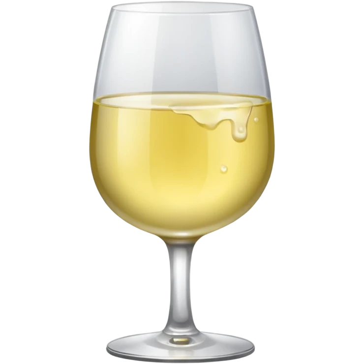 glass of white wine  emoji