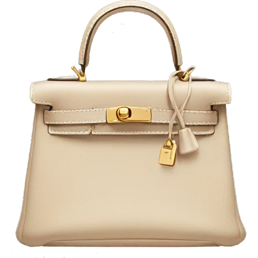 Beige hermes mini kelly purse emoji
