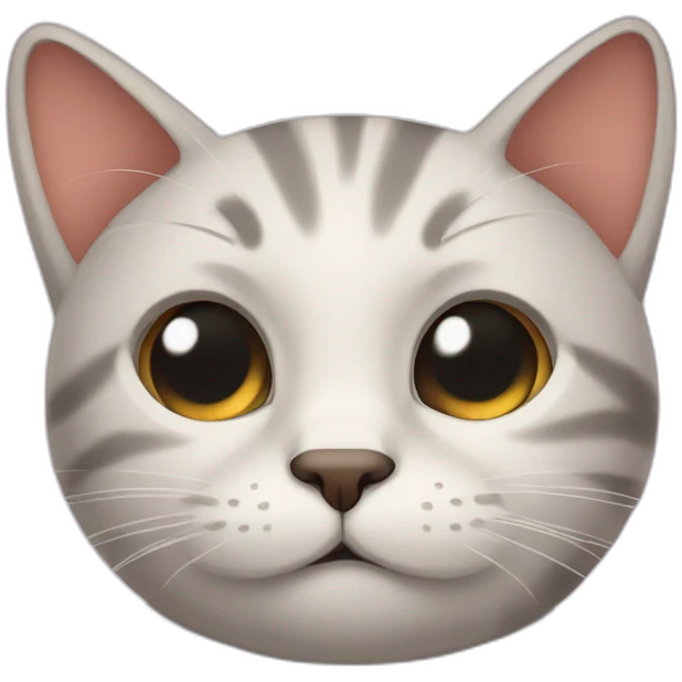 Cat feeling shy emoji