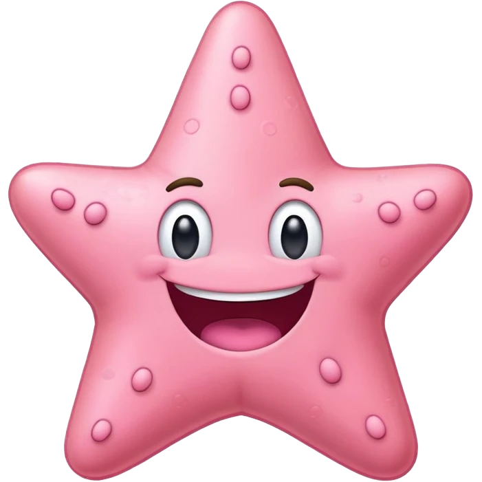 Patrick Star from SpongeBob emoji