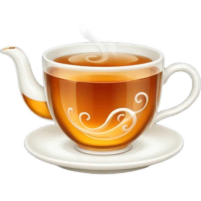 hot tea in a cup  emoji