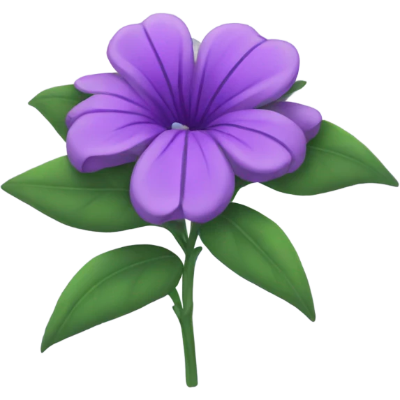 Purple flower emoji