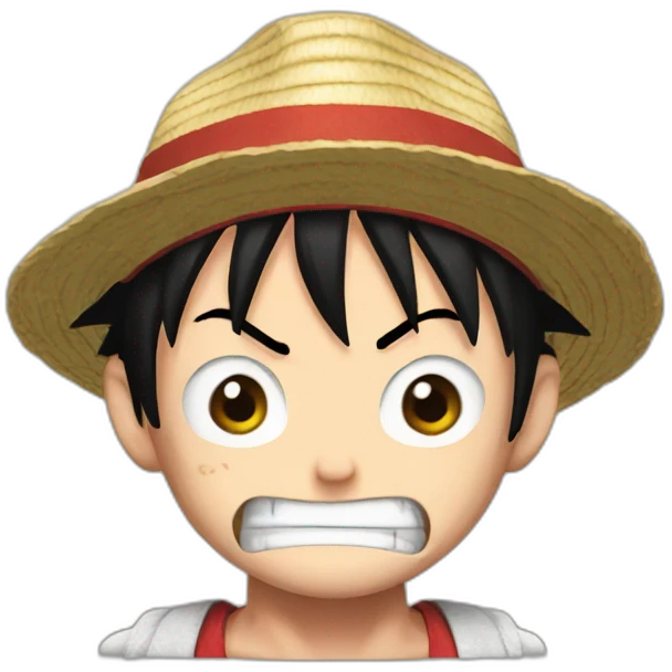 luffy angry emoji