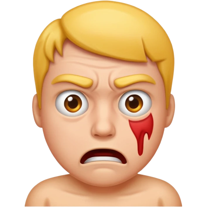 Upset and furious  emoji