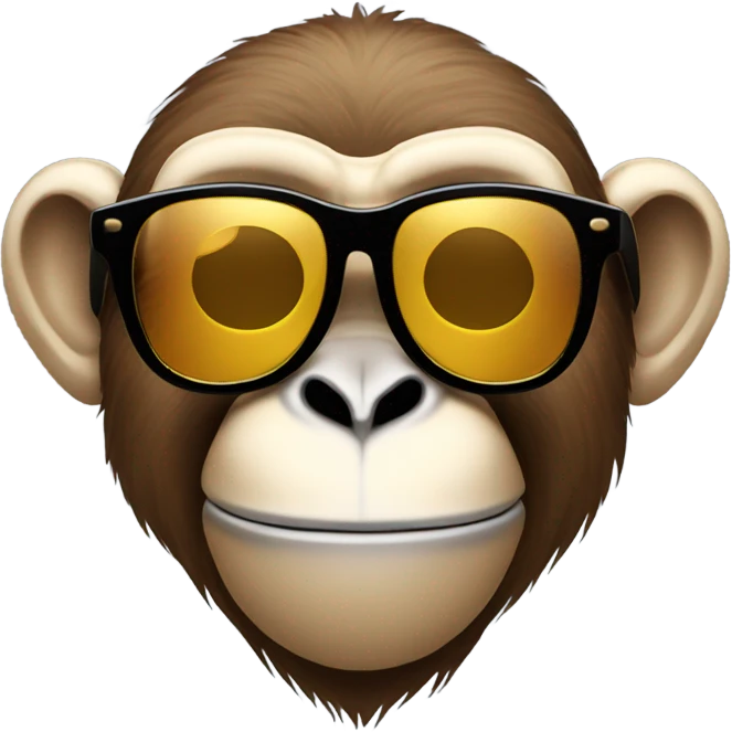 monkey with sunglasses emoji