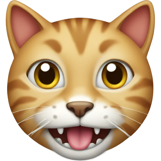 cat with 2 teeth emoji