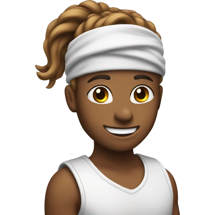 Smile wih headband emoji