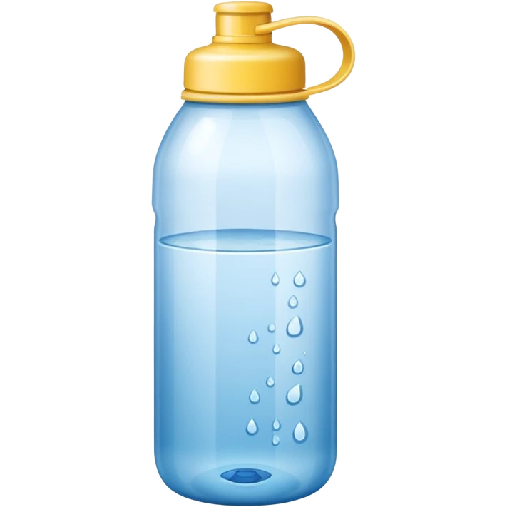 Water bottle emoji
