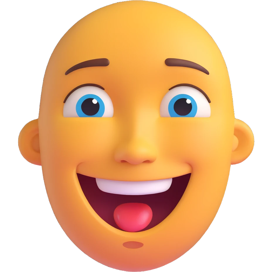 a laughing face with tears of joy emoji