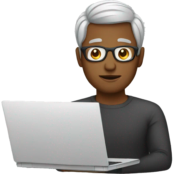 man with laptop emoji