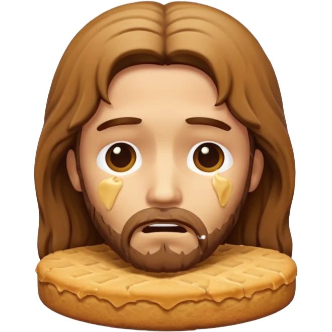 cute biscuit no cream cry jesus emoji