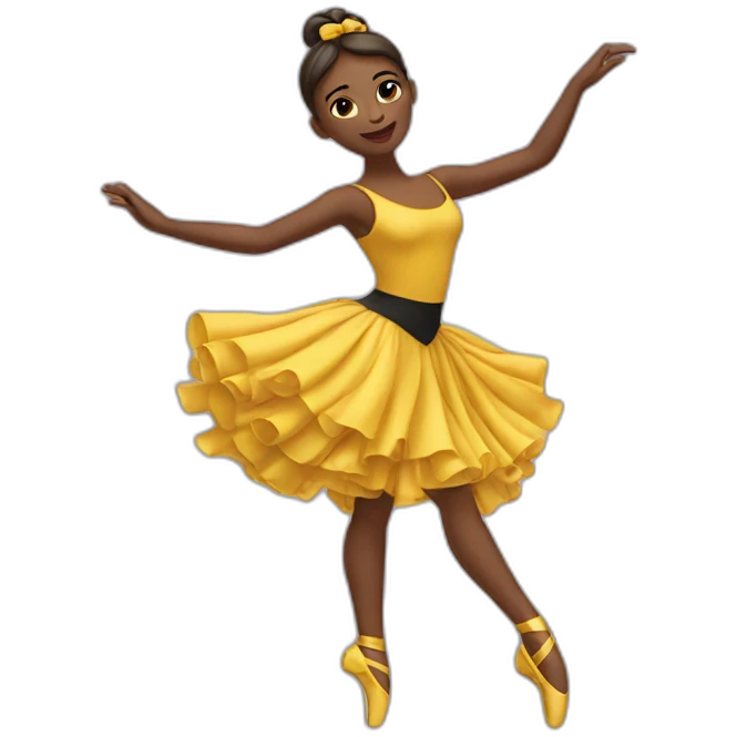 Danseuse de contemporain  emoji