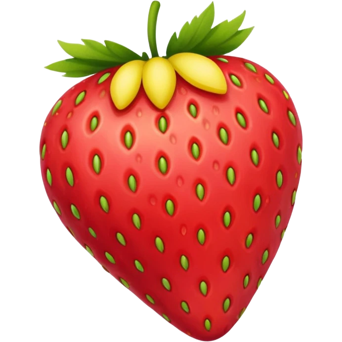 Strawberry with lemon emoji