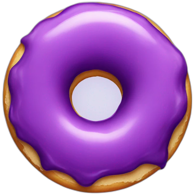 purple donut emoji