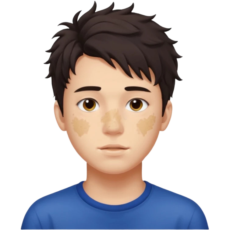 Eden 
homme trans
Âge : 19 ans
Profession : Étudiant en art

Statut hormonal : Sous traitement hormonal (testostérone), règles arrêtées ou fortement réduites

(acné, humeur, énergie)

 emoji