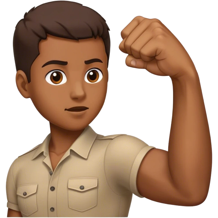 shake fist in ai emoji