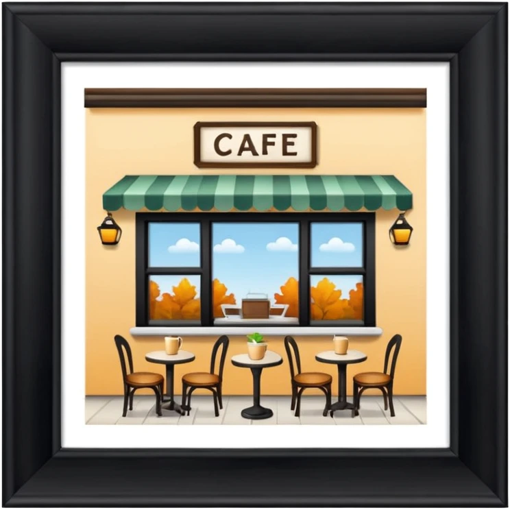 una cafeteria emoji