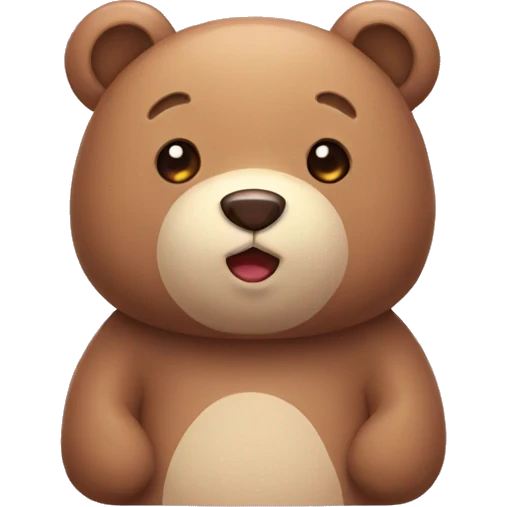 kawaii bear emoji