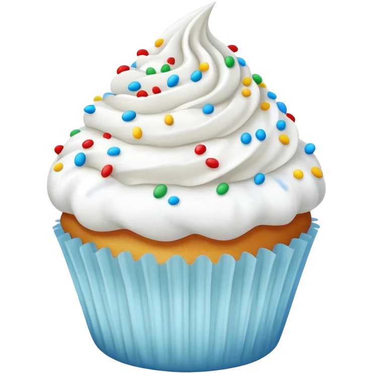 White 🧁 emoji