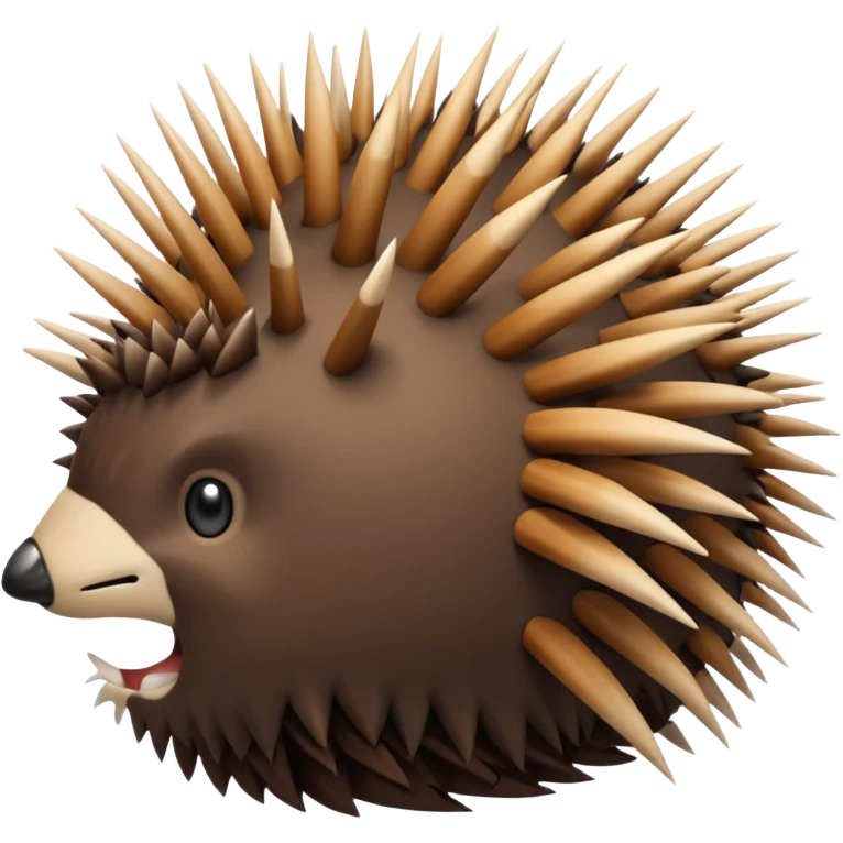Porcupine butt emoji