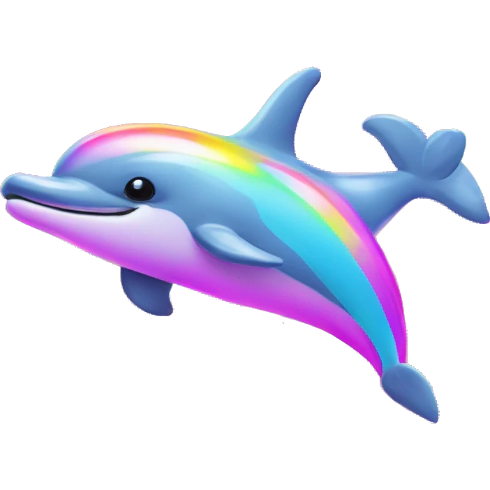 Lisa Frank dolphin  emoji