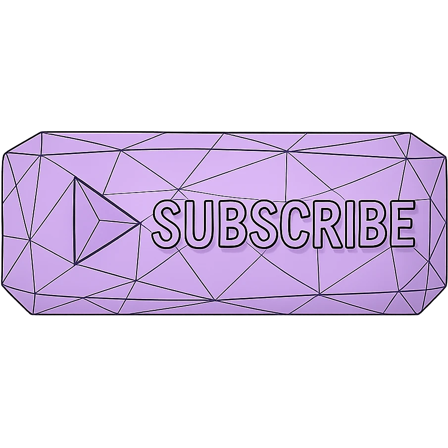 a lavender "subscribe" button with a triangle, future, cyberpunk

 emoji