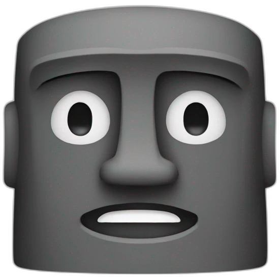 Sigma moai emoji