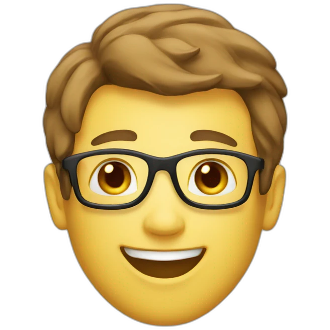 Enjoy head student emoji