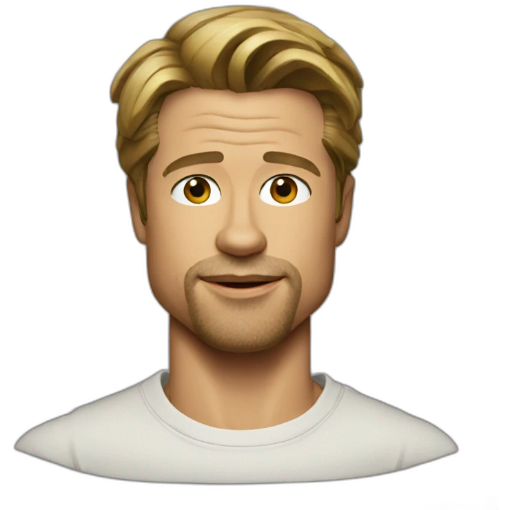 brad pitt emoji