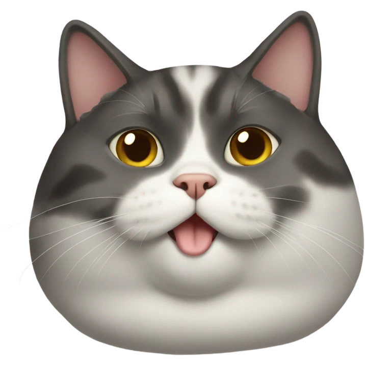 Cat that is fat emoji