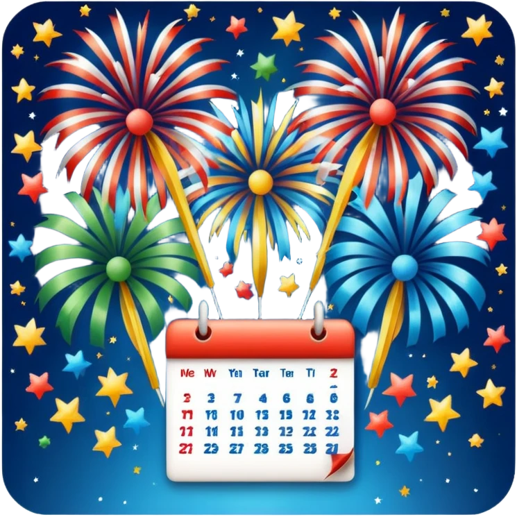 new year calendar emoji