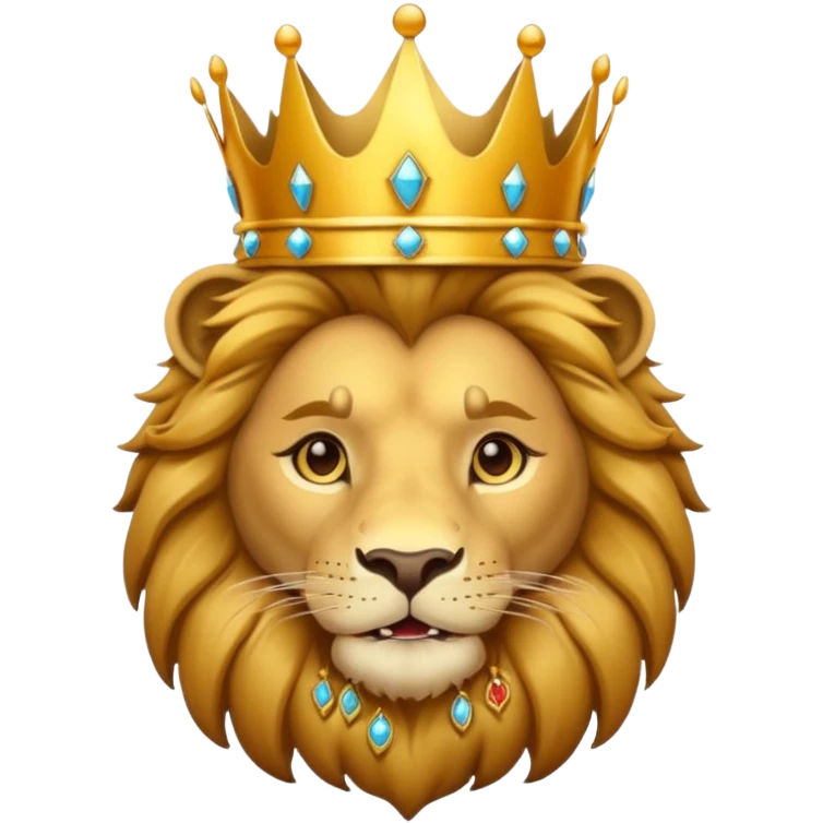 🦁 + 👑 emoji