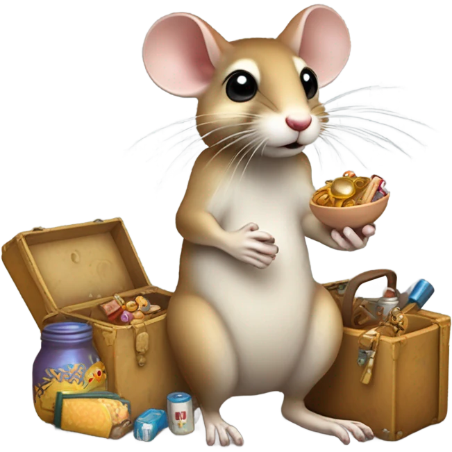 Pack rat emoji