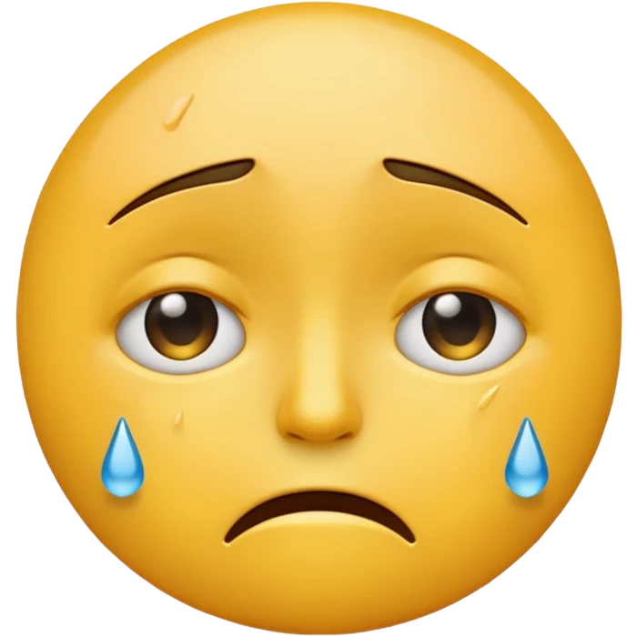 Normal yellow emoji crying over mathematics  emoji