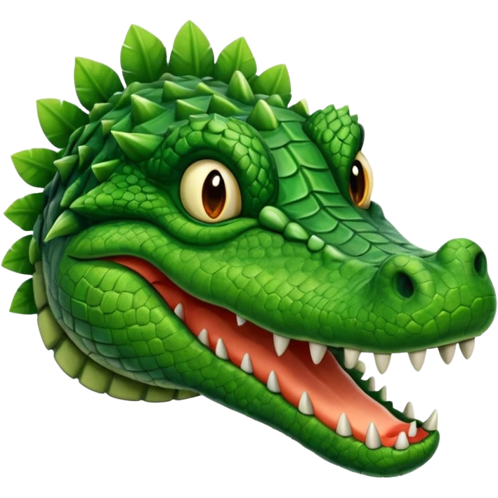 Hairy crocodile  emoji