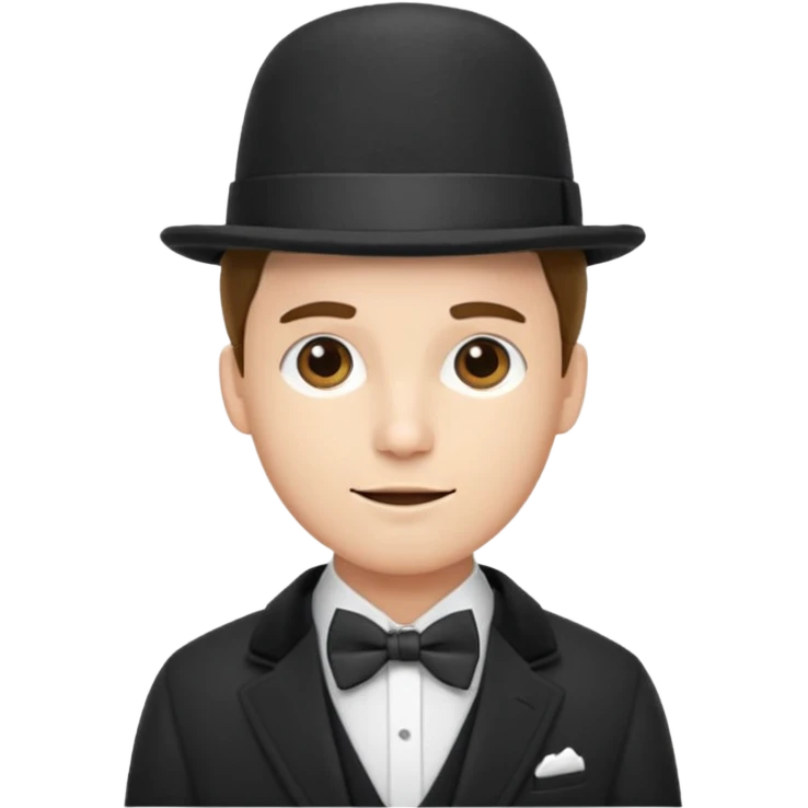Bow Ties, Coats, and hat, man, modern emoji