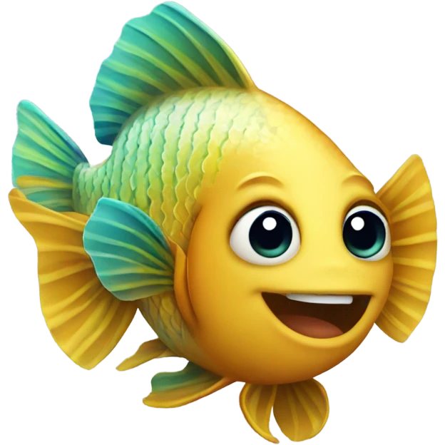 Beautiful fish emoji