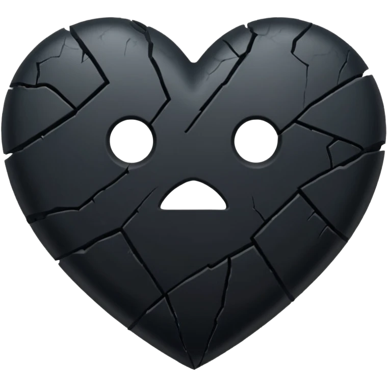 Black heart broken emoji i wana copy and past on my highlights name emoji