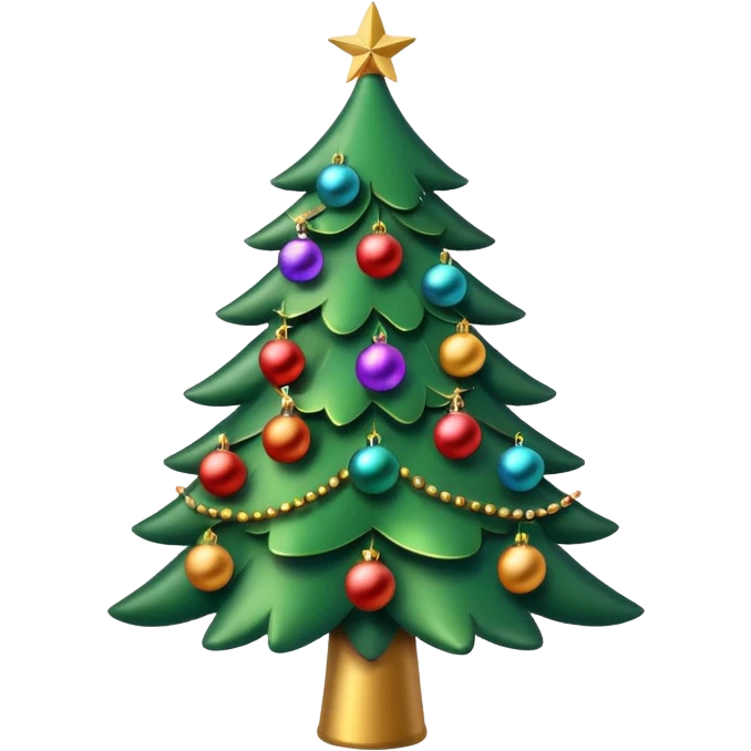 Christmas tree emoji