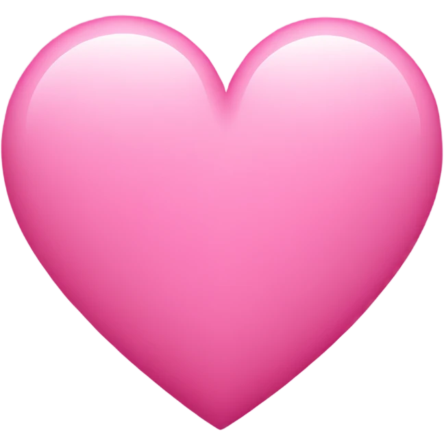 Pink heart emoji