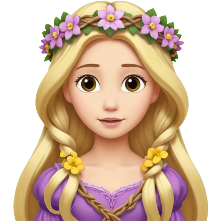 Tangled rapunzel emoji