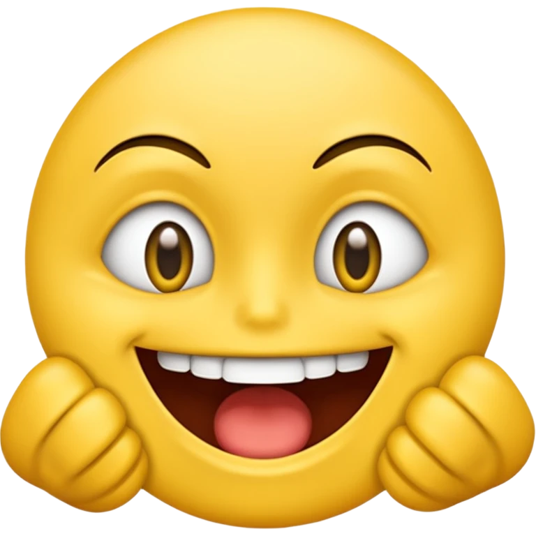 The 😬 mouth with the 😁 eyes please emoji