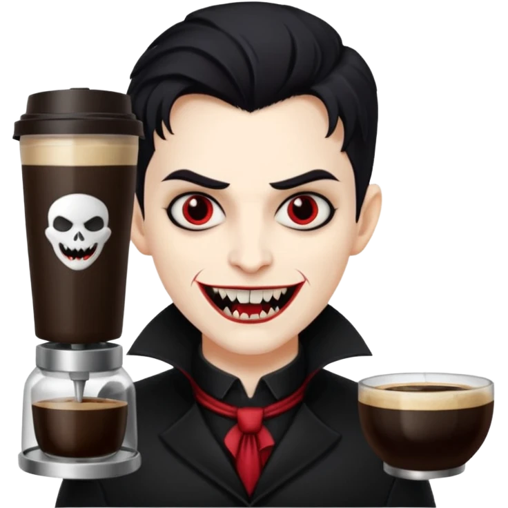 Vampire Barista  emoji
