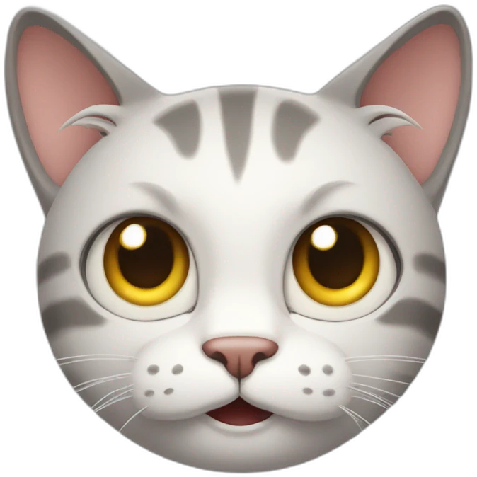 cat scared with his two paws on his face emoji